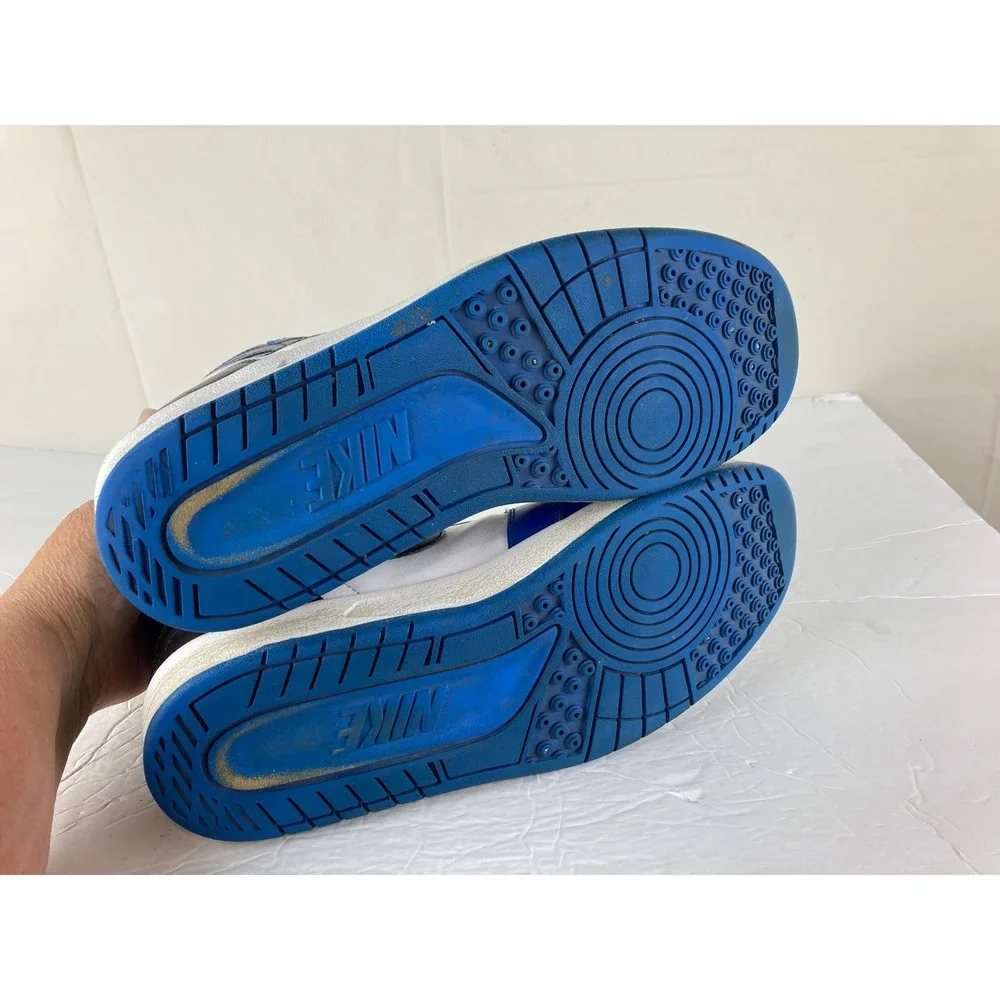Jordan 1 Retro High Men 12 Blue White Black Good Game Royal 555088-403 Athletic